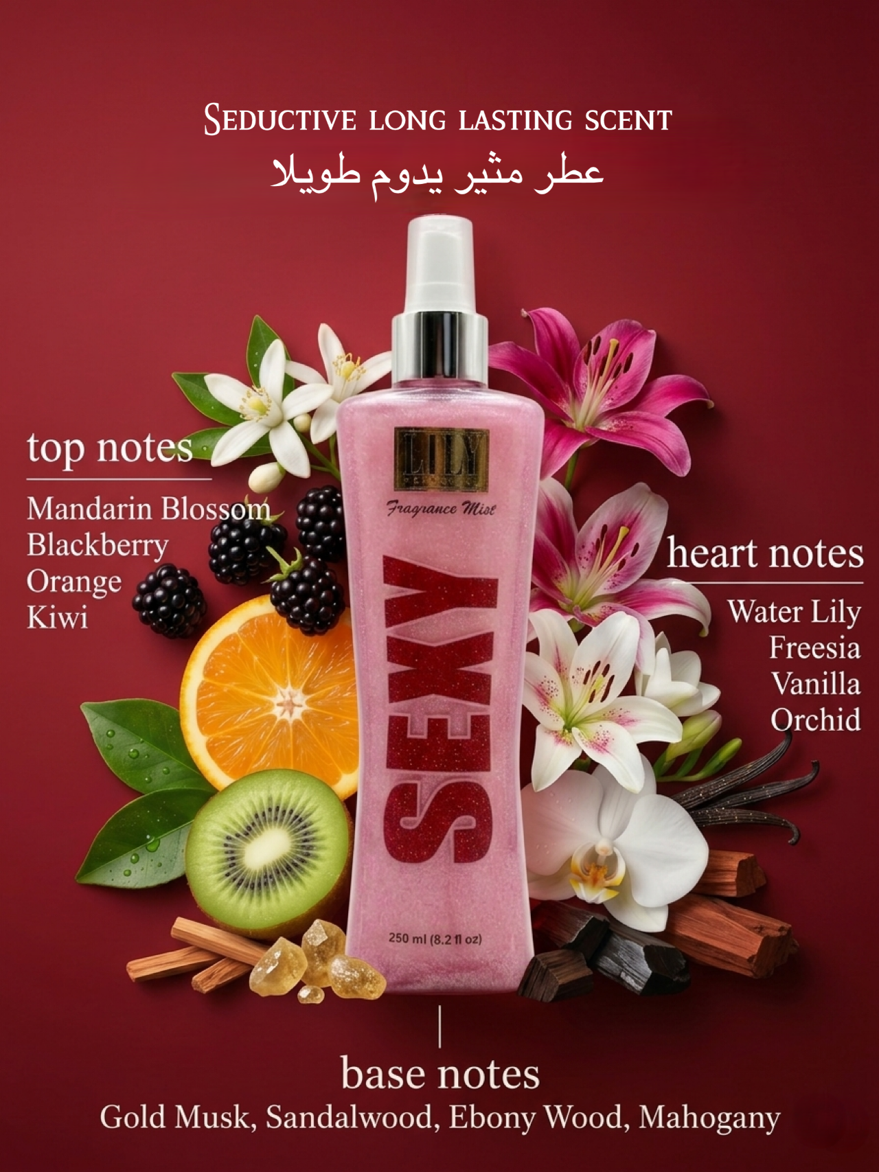 SEXY - Shimmer Body Splash 250 ml.
